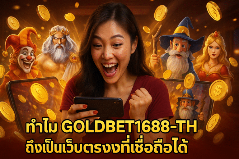 ทำไม GOLDBET1688 ถึงเป็นเว็บตรงที่เชื่อถือได้
