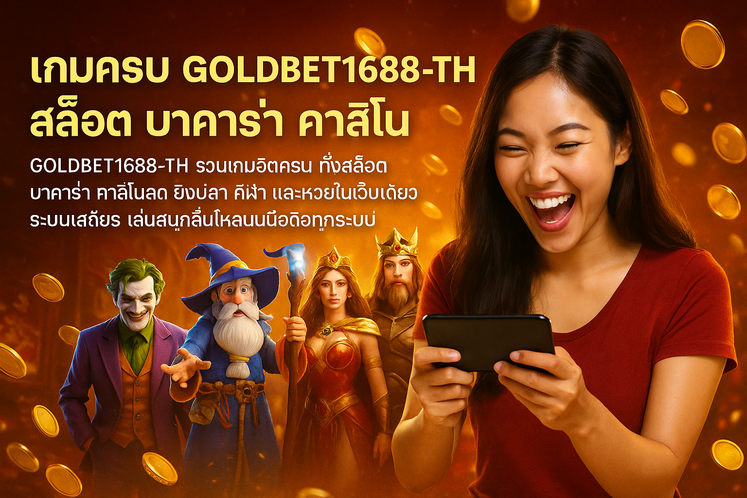 เกมครบ GOLDBET1688 สล็อต บาคาร่า คาสิโน