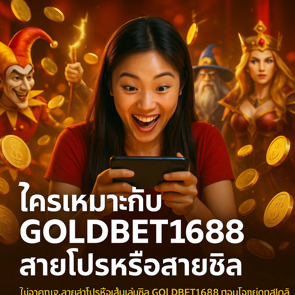 ใครเหมาะกับ GOLDBET1688 สายโปรหรือสายชิล